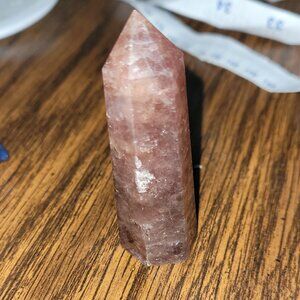 Strawberry Quartz Crystal Point Tower 2.5 in tall